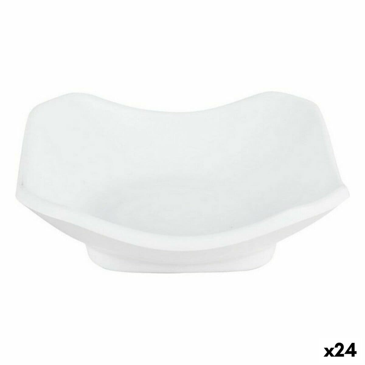 Verkostungsset Viejo Valle Troya Weiß Melamine karriert 11 x 11 x 3,5 cm (24 Stück)