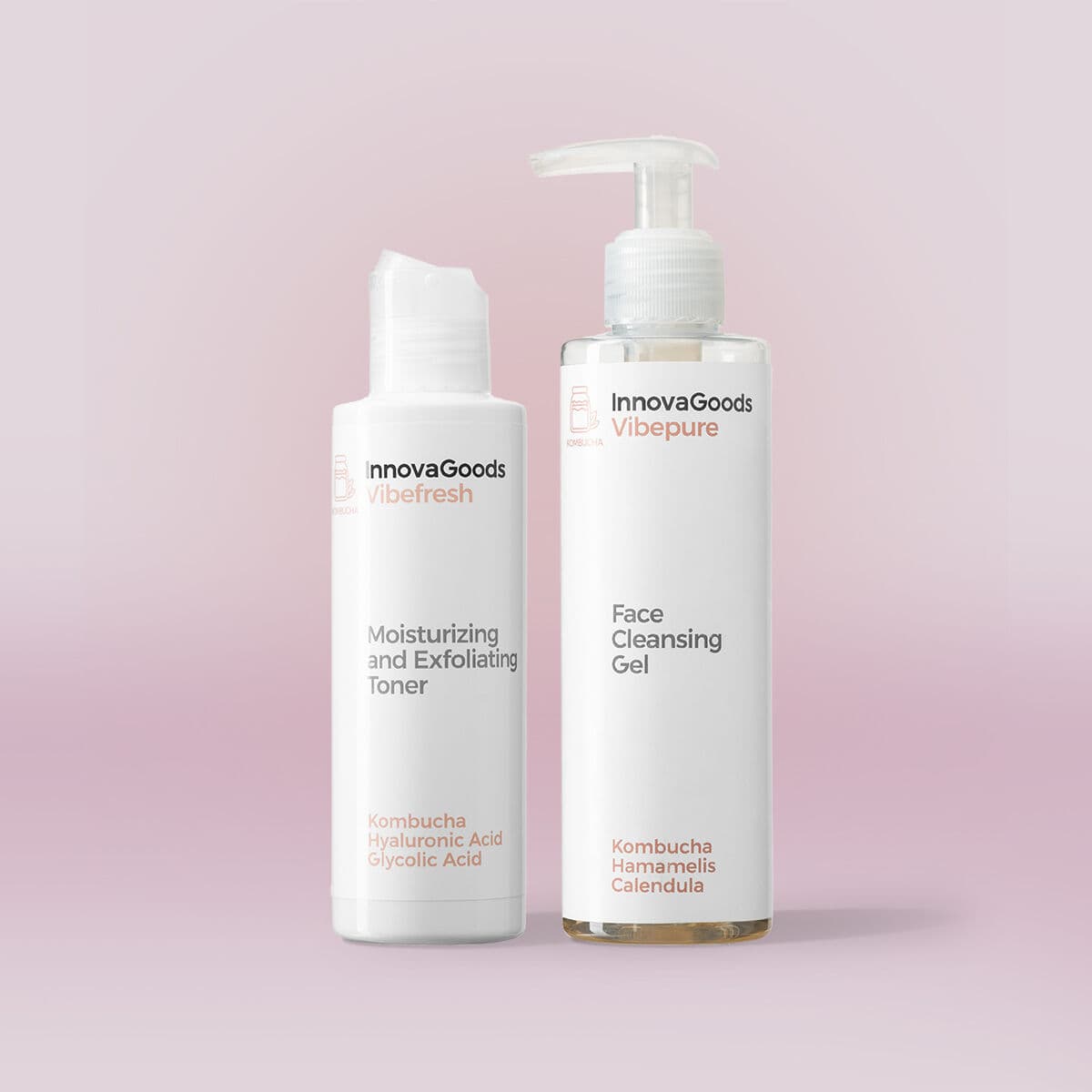 Doppel-Pack Gesichtsreinigung Kombucha InnovaGoods