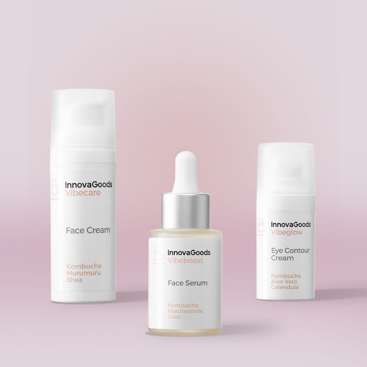 Pack Feuchtigkeitspflege Gesicht Kombucha InnovaGoods