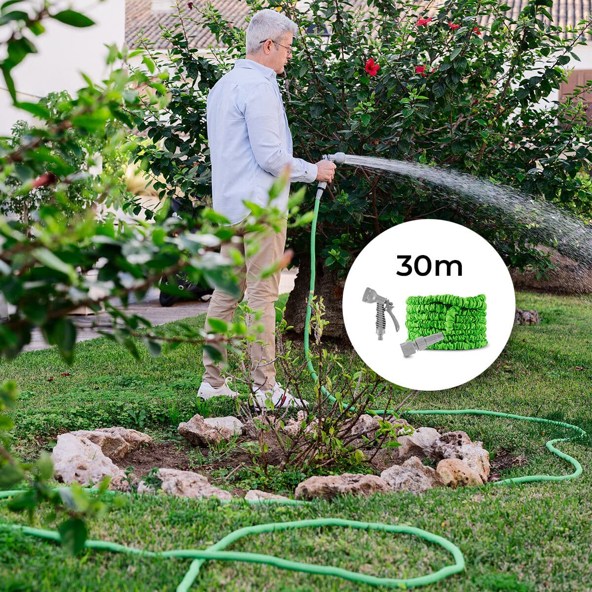 Ausziehbarer Gartenschlauch Hoxtend InnovaGoods 30 m